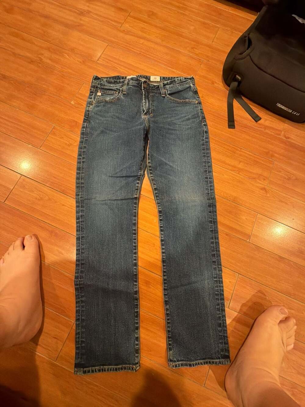 AG Adriano Goldschmied B-Type III Regular Fit Straight Leg Jeans